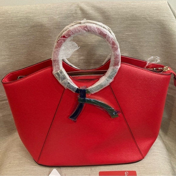 ROBERTA DI CAMERINO Handbag w/  Many Pockets and Compartments and Shoulder Strap - Picture 7 of 16